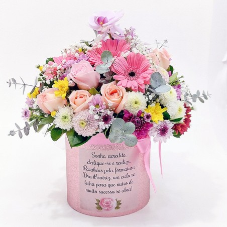 Box de Flores em Tons Rosê | Presente Perfeito para Momentos Especiais